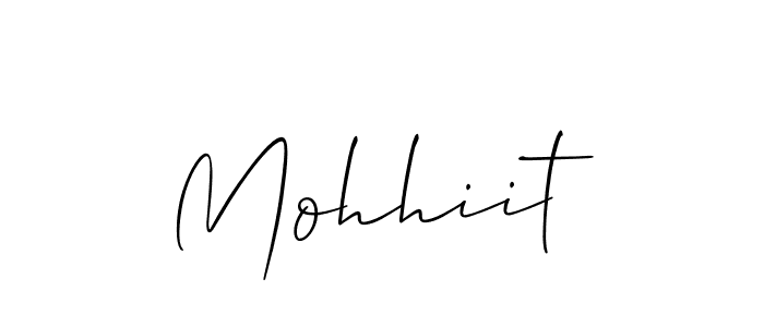 Mohhiit stylish signature style. Best Handwritten Sign (Allison_Script) for my name. Handwritten Signature Collection Ideas for my name Mohhiit. Mohhiit signature style 2 images and pictures png