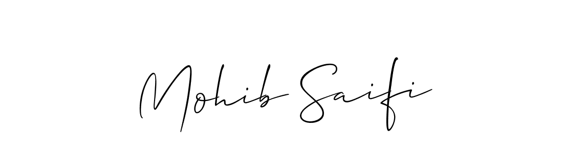 Similarly Allison_Script is the best handwritten signature design. Signature creator online .You can use it as an online autograph creator for name Mohib Saifi. Mohib Saifi signature style 2 images and pictures png
