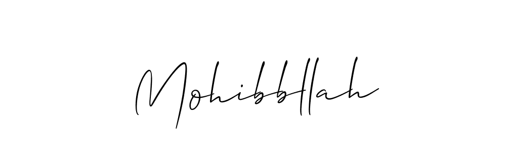 if you are searching for the best signature style for your name Mohibbllah. so please give up your signature search. here we have designed multiple signature styles  using Allison_Script. Mohibbllah signature style 2 images and pictures png