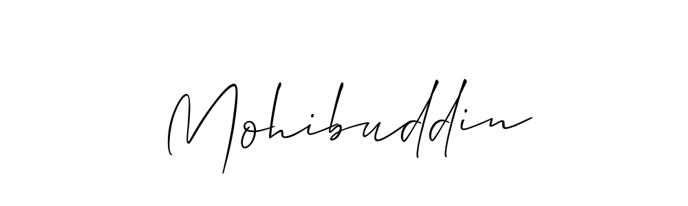 if you are searching for the best signature style for your name Mohibuddin. so please give up your signature search. here we have designed multiple signature styles  using Allison_Script. Mohibuddin signature style 2 images and pictures png