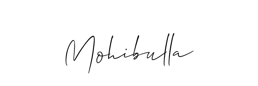 Create a beautiful signature design for name Mohibulla. With this signature (Allison_Script) fonts, you can make a handwritten signature for free. Mohibulla signature style 2 images and pictures png