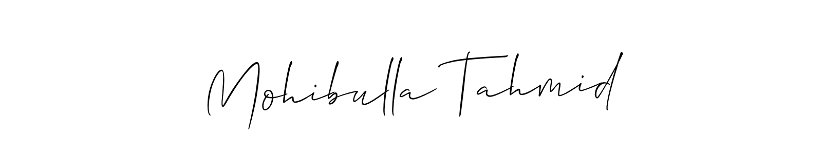 Make a beautiful signature design for name Mohibulla Tahmid. Use this online signature maker to create a handwritten signature for free. Mohibulla Tahmid signature style 2 images and pictures png