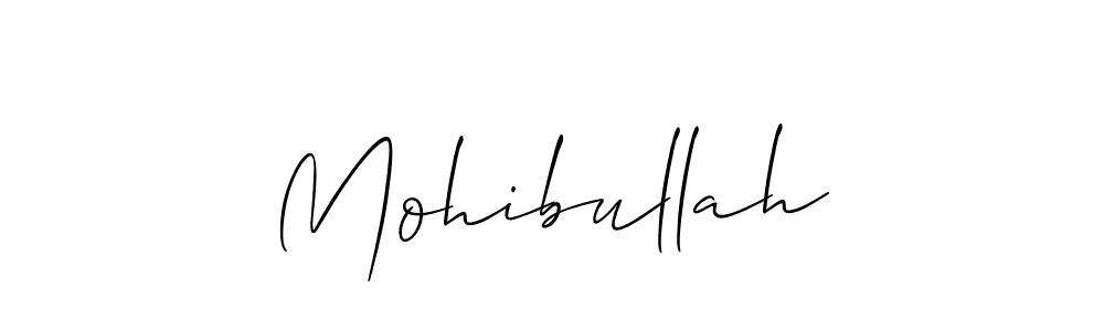 Make a beautiful signature design for name Mohibullah. With this signature (Allison_Script) style, you can create a handwritten signature for free. Mohibullah signature style 2 images and pictures png