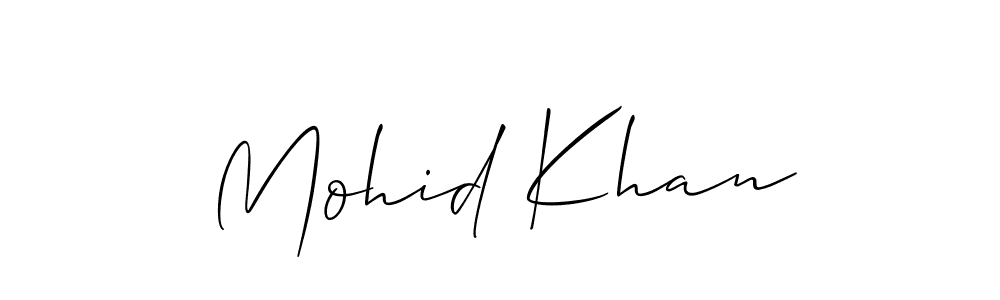 You can use this online signature creator to create a handwritten signature for the name Mohid Khan. This is the best online autograph maker. Mohid Khan signature style 2 images and pictures png
