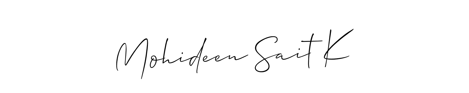 See photos of Mohideen Sait K official signature by Spectra . Check more albums & portfolios. Read reviews & check more about Allison_Script font. Mohideen Sait K signature style 2 images and pictures png