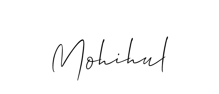 Also You can easily find your signature by using the search form. We will create Mohihul name handwritten signature images for you free of cost using Allison_Script sign style. Mohihul signature style 2 images and pictures png