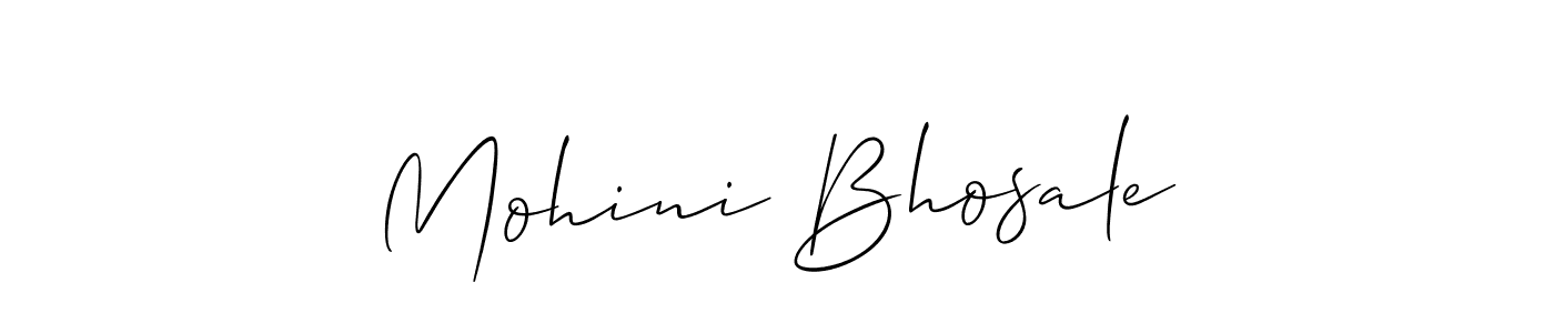 Also You can easily find your signature by using the search form. We will create Mohini Bhosale name handwritten signature images for you free of cost using Allison_Script sign style. Mohini Bhosale signature style 2 images and pictures png