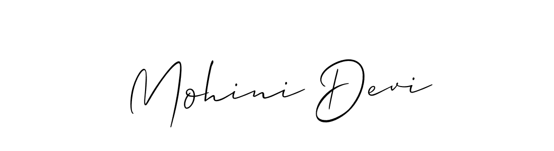 How to make Mohini Devi signature? Allison_Script is a professional autograph style. Create handwritten signature for Mohini Devi name. Mohini Devi signature style 2 images and pictures png