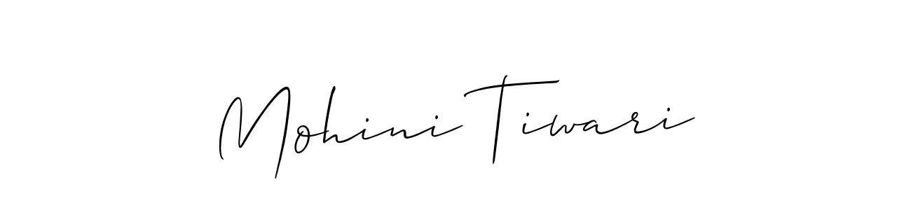 Also You can easily find your signature by using the search form. We will create Mohini Tiwari name handwritten signature images for you free of cost using Allison_Script sign style. Mohini Tiwari signature style 2 images and pictures png