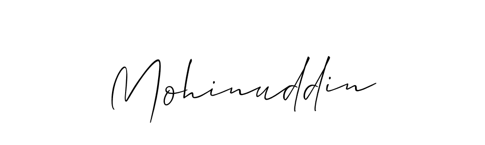 Make a beautiful signature design for name Mohinuddin. Use this online signature maker to create a handwritten signature for free. Mohinuddin signature style 2 images and pictures png