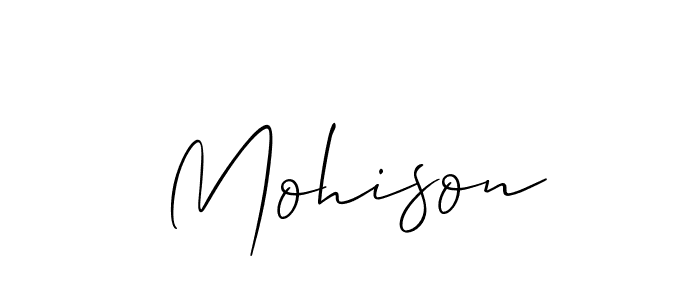 How to Draw Mohison signature style? Allison_Script is a latest design signature styles for name Mohison. Mohison signature style 2 images and pictures png