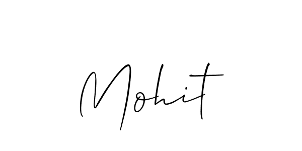 Design your own signature with our free online signature maker. With this signature software, you can create a handwritten (Allison_Script) signature for name Mohit . Mohit  signature style 2 images and pictures png