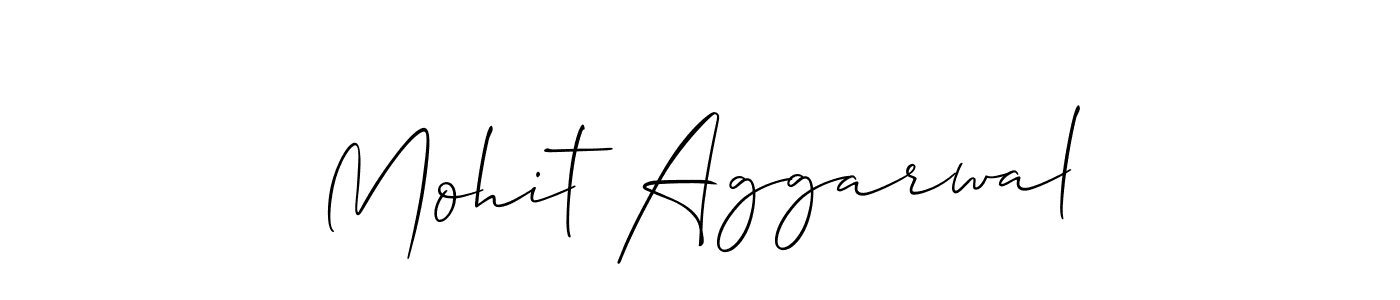 Create a beautiful signature design for name Mohit Aggarwal. With this signature (Allison_Script) fonts, you can make a handwritten signature for free. Mohit Aggarwal signature style 2 images and pictures png