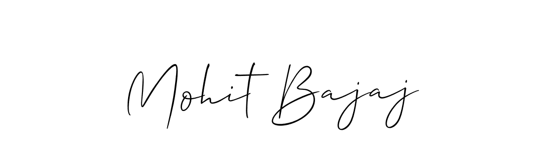 How to Draw Mohit Bajaj signature style? Allison_Script is a latest design signature styles for name Mohit Bajaj. Mohit Bajaj signature style 2 images and pictures png