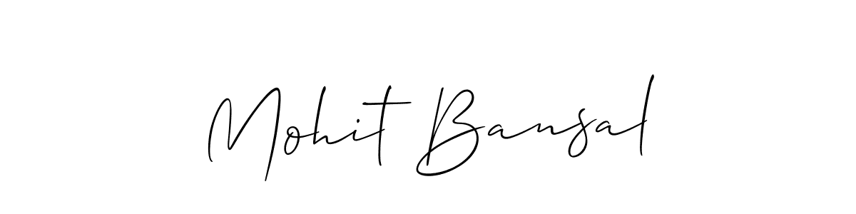 Best and Professional Signature Style for Mohit Bansal. Allison_Script Best Signature Style Collection. Mohit Bansal signature style 2 images and pictures png