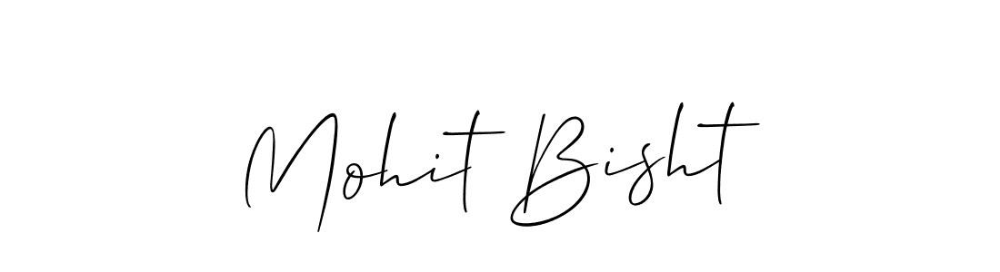 Make a beautiful signature design for name Mohit Bisht. Use this online signature maker to create a handwritten signature for free. Mohit Bisht signature style 2 images and pictures png