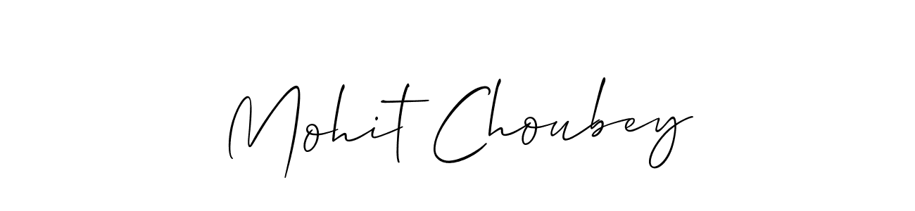 Similarly Allison_Script is the best handwritten signature design. Signature creator online .You can use it as an online autograph creator for name Mohit Choubey. Mohit Choubey signature style 2 images and pictures png
