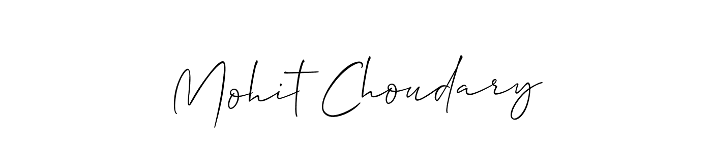 You should practise on your own different ways (Allison_Script) to write your name (Mohit Choudary) in signature. don't let someone else do it for you. Mohit Choudary signature style 2 images and pictures png