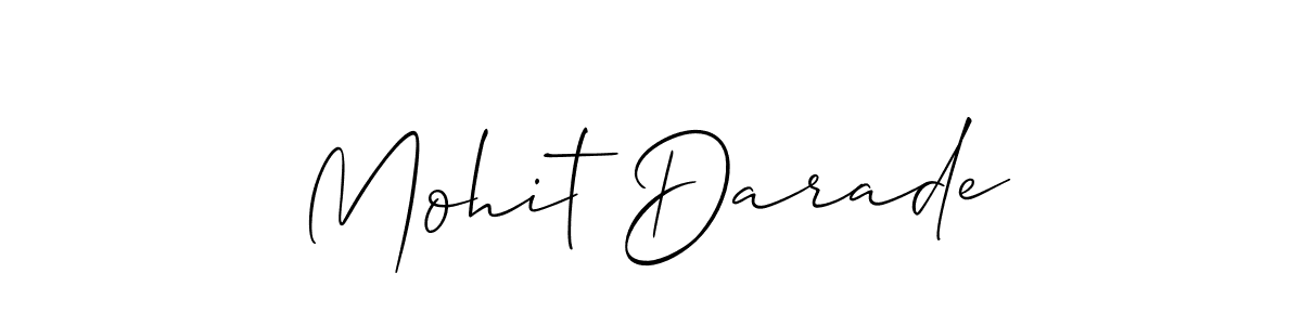 Similarly Allison_Script is the best handwritten signature design. Signature creator online .You can use it as an online autograph creator for name Mohit Darade. Mohit Darade signature style 2 images and pictures png