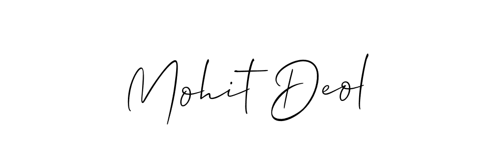 Make a beautiful signature design for name Mohit Deol. Use this online signature maker to create a handwritten signature for free. Mohit Deol signature style 2 images and pictures png