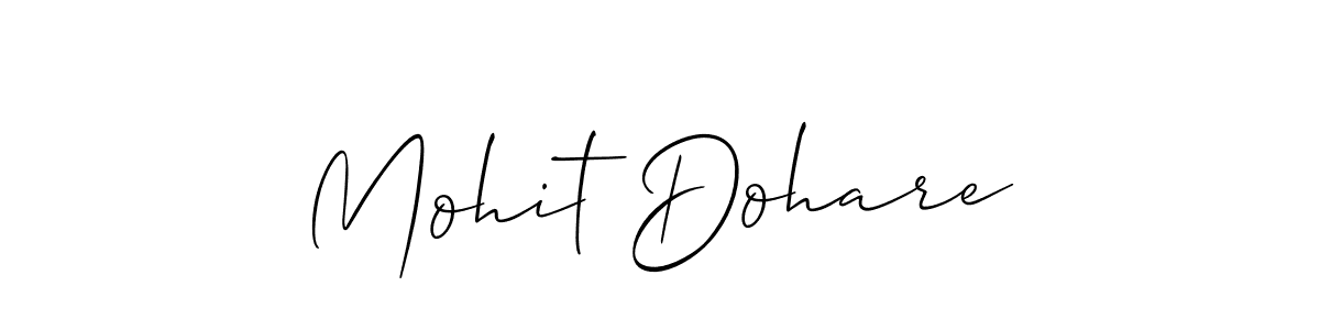 if you are searching for the best signature style for your name Mohit Dohare. so please give up your signature search. here we have designed multiple signature styles  using Allison_Script. Mohit Dohare signature style 2 images and pictures png