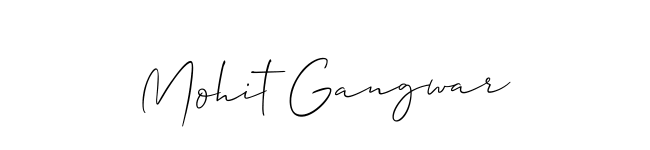 if you are searching for the best signature style for your name Mohit Gangwar. so please give up your signature search. here we have designed multiple signature styles  using Allison_Script. Mohit Gangwar signature style 2 images and pictures png