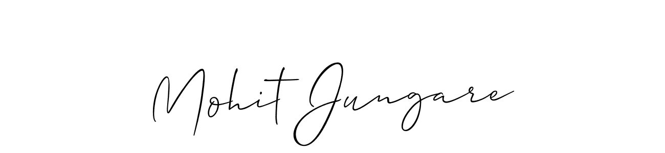 How to Draw Mohit Jungare signature style? Allison_Script is a latest design signature styles for name Mohit Jungare. Mohit Jungare signature style 2 images and pictures png