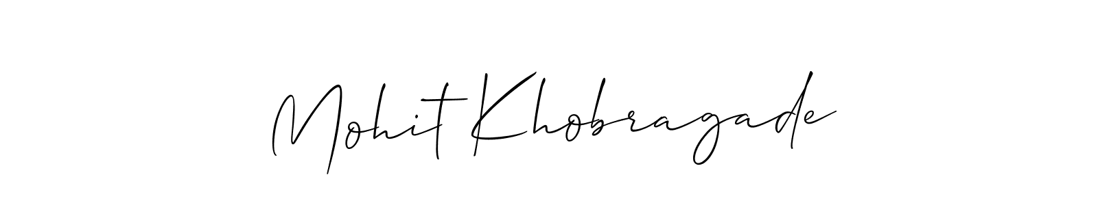 You can use this online signature creator to create a handwritten signature for the name Mohit Khobragade. This is the best online autograph maker. Mohit Khobragade signature style 2 images and pictures png