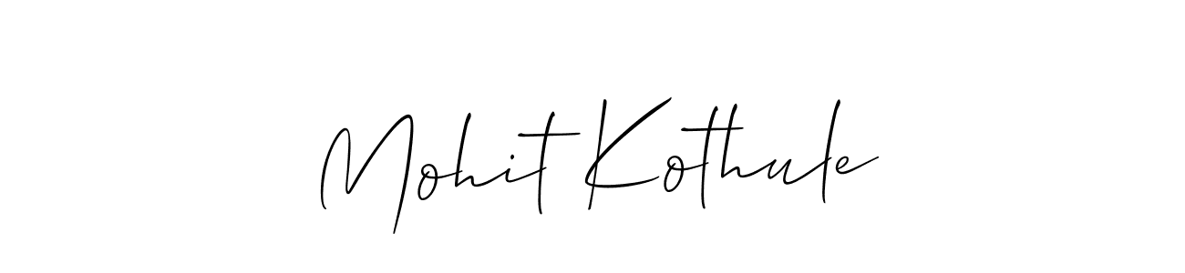 Make a beautiful signature design for name Mohit Kothule. Use this online signature maker to create a handwritten signature for free. Mohit Kothule signature style 2 images and pictures png