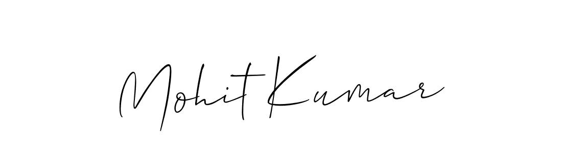 The best way (Allison_Script) to make a short signature is to pick only two or three words in your name. The name Mohit Kumar include a total of six letters. For converting this name. Mohit Kumar signature style 2 images and pictures png