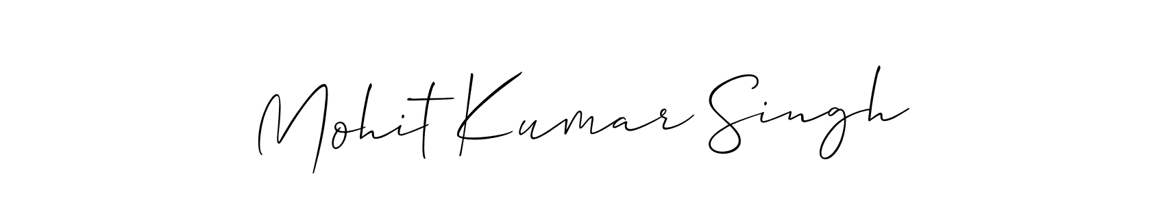 Mohit Kumar Singh stylish signature style. Best Handwritten Sign (Allison_Script) for my name. Handwritten Signature Collection Ideas for my name Mohit Kumar Singh. Mohit Kumar Singh signature style 2 images and pictures png