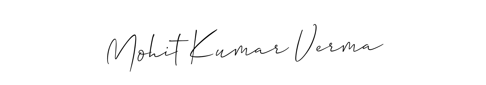 Once you've used our free online signature maker to create your best signature Allison_Script style, it's time to enjoy all of the benefits that Mohit Kumar Verma name signing documents. Mohit Kumar Verma signature style 2 images and pictures png