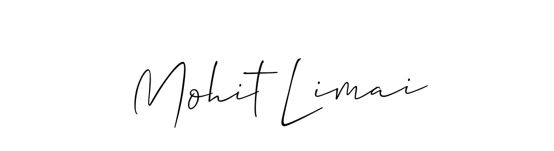 Best and Professional Signature Style for Mohit Limai. Allison_Script Best Signature Style Collection. Mohit Limai signature style 2 images and pictures png