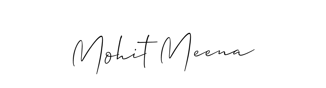 You should practise on your own different ways (Allison_Script) to write your name (Mohit Meena) in signature. don't let someone else do it for you. Mohit Meena signature style 2 images and pictures png