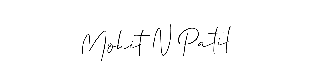 Best and Professional Signature Style for Mohit N Patil. Allison_Script Best Signature Style Collection. Mohit N Patil signature style 2 images and pictures png