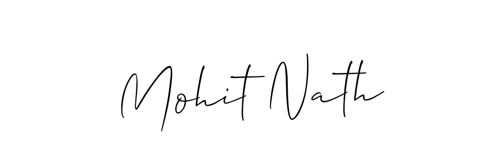 Similarly Allison_Script is the best handwritten signature design. Signature creator online .You can use it as an online autograph creator for name Mohit Nath. Mohit Nath signature style 2 images and pictures png