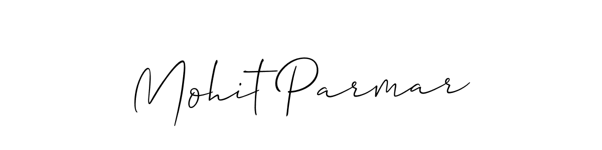 Make a beautiful signature design for name Mohit Parmar. With this signature (Allison_Script) style, you can create a handwritten signature for free. Mohit Parmar signature style 2 images and pictures png