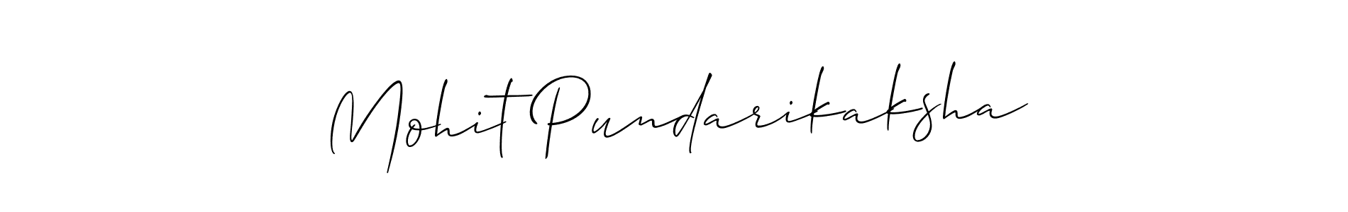 Also You can easily find your signature by using the search form. We will create Mohit Pundarikaksha name handwritten signature images for you free of cost using Allison_Script sign style. Mohit Pundarikaksha signature style 2 images and pictures png