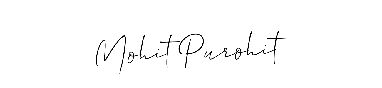 Similarly Allison_Script is the best handwritten signature design. Signature creator online .You can use it as an online autograph creator for name Mohit Purohit. Mohit Purohit signature style 2 images and pictures png