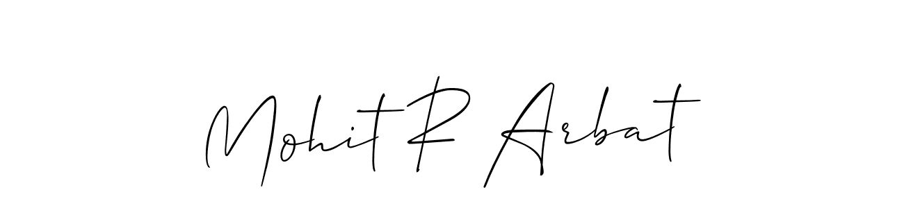 Similarly Allison_Script is the best handwritten signature design. Signature creator online .You can use it as an online autograph creator for name Mohit R Arbat. Mohit R Arbat signature style 2 images and pictures png