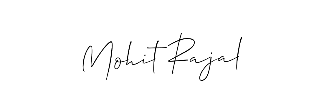 Make a beautiful signature design for name Mohit Rajal. Use this online signature maker to create a handwritten signature for free. Mohit Rajal signature style 2 images and pictures png