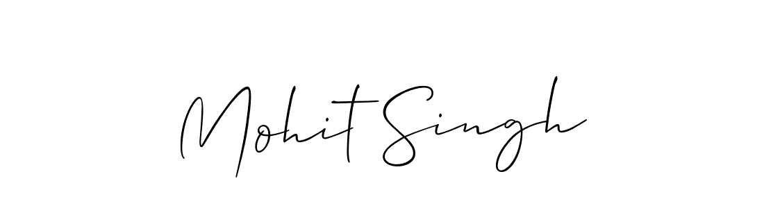 How to make Mohit Singh name signature. Use Allison_Script style for creating short signs online. This is the latest handwritten sign. Mohit Singh signature style 2 images and pictures png