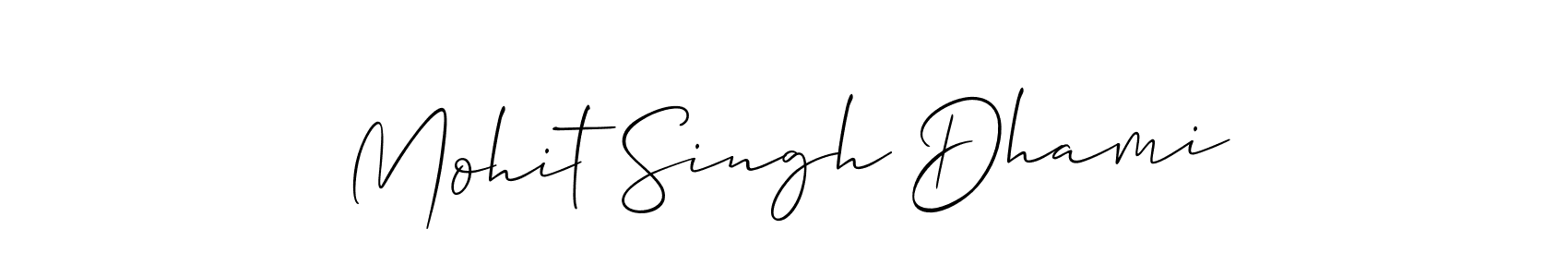 You can use this online signature creator to create a handwritten signature for the name Mohit Singh Dhami. This is the best online autograph maker. Mohit Singh Dhami signature style 2 images and pictures png
