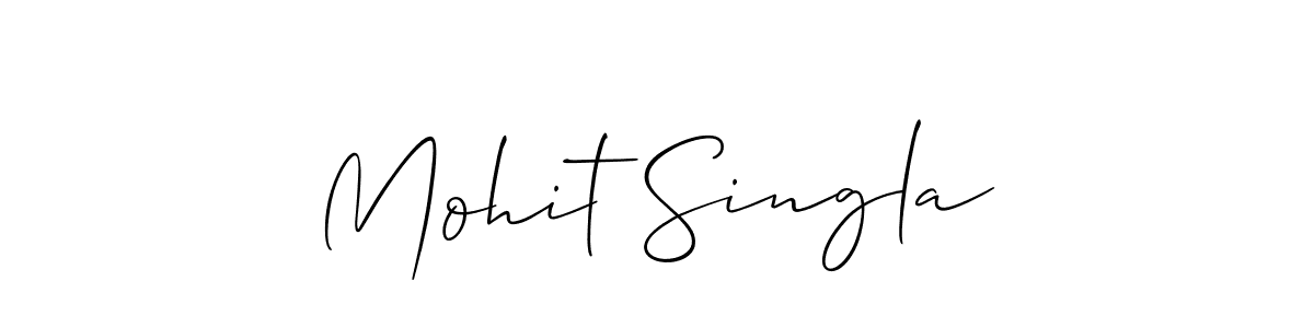 Also You can easily find your signature by using the search form. We will create Mohit Singla name handwritten signature images for you free of cost using Allison_Script sign style. Mohit Singla signature style 2 images and pictures png