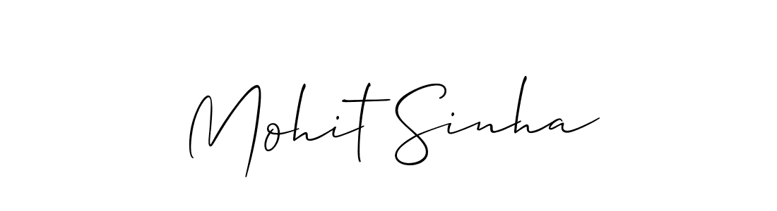 Also You can easily find your signature by using the search form. We will create Mohit Sinha name handwritten signature images for you free of cost using Allison_Script sign style. Mohit Sinha signature style 2 images and pictures png