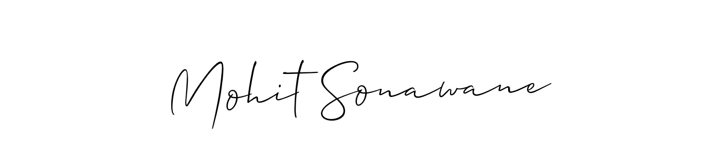 Also we have Mohit Sonawane name is the best signature style. Create professional handwritten signature collection using Allison_Script autograph style. Mohit Sonawane signature style 2 images and pictures png