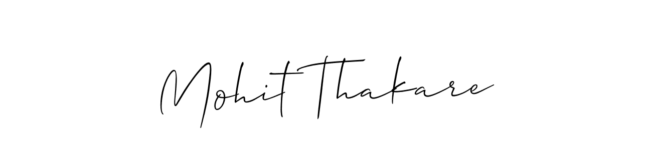 How to make Mohit Thakare signature? Allison_Script is a professional autograph style. Create handwritten signature for Mohit Thakare name. Mohit Thakare signature style 2 images and pictures png