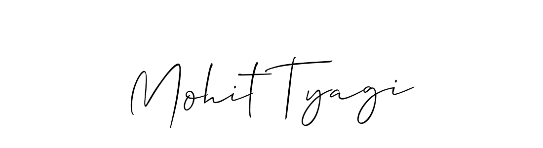 You should practise on your own different ways (Allison_Script) to write your name (Mohit Tyagi) in signature. don't let someone else do it for you. Mohit Tyagi signature style 2 images and pictures png
