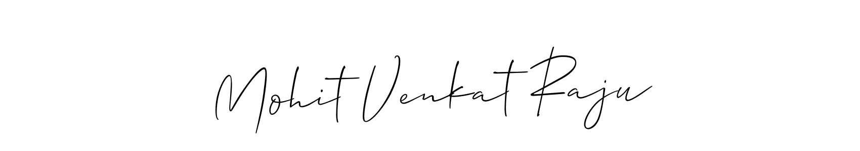 Best and Professional Signature Style for Mohit Venkat Raju. Allison_Script Best Signature Style Collection. Mohit Venkat Raju signature style 2 images and pictures png