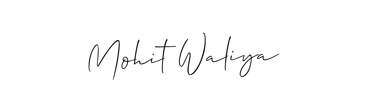 Once you've used our free online signature maker to create your best signature Allison_Script style, it's time to enjoy all of the benefits that Mohit Waliya name signing documents. Mohit Waliya signature style 2 images and pictures png